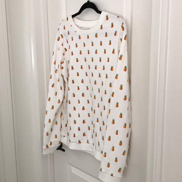 LAST CALL Pineapple pull over sweater - Picture 1 of 4